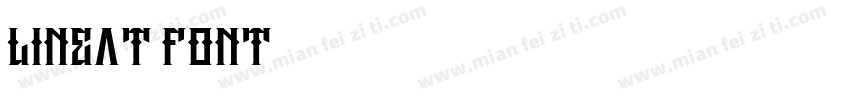Lineat font字体转换